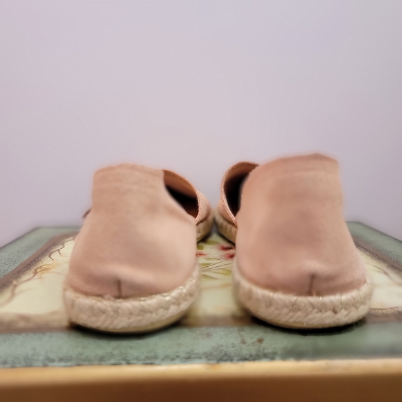 Verbena Pink Metallic Suede Espardrilles Size 8 (38) - Picture 7 of 7